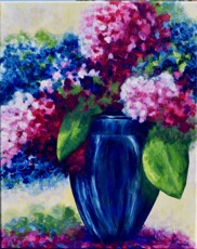 Web Site - 126 - Hydrangeas in Blue Vase