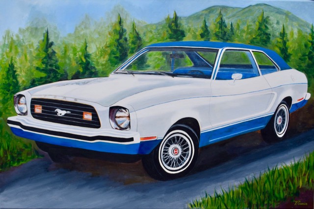Mustang <br> 24X36 <br> Not for Sale
