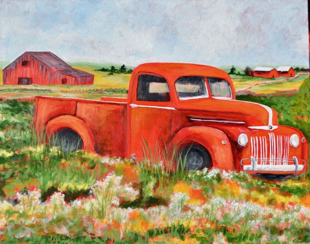 Red Truck <br> 16X20