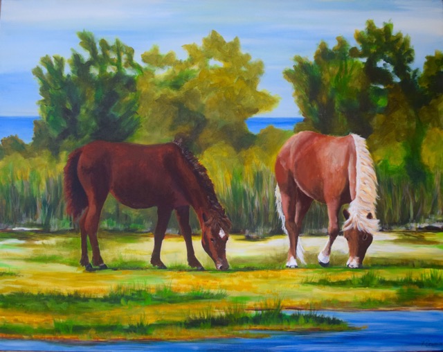 Marsh View <br> 24X36 <br> Sold