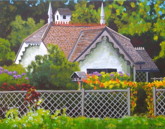 English Cottage <br> 11X14 <br> Sold
