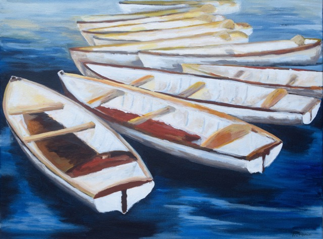 Rowboats <br> 18X24 <br> Sold