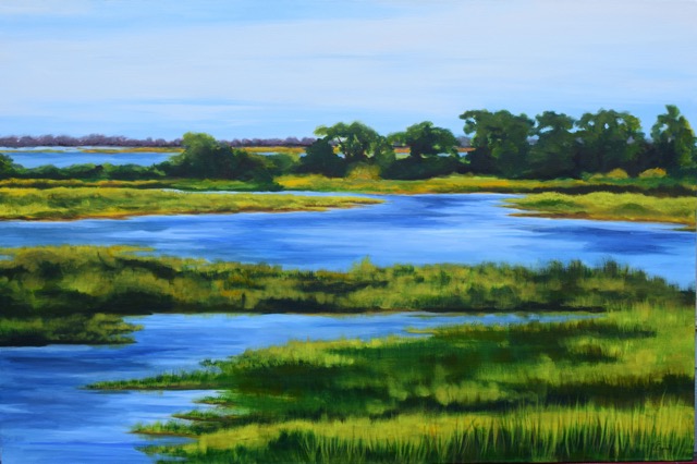 Marsh View <br> 24X36 <br> Sold