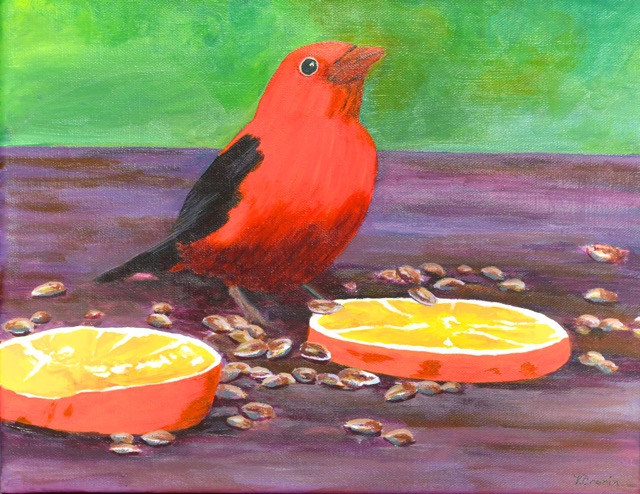Red Bird <br> 11X14