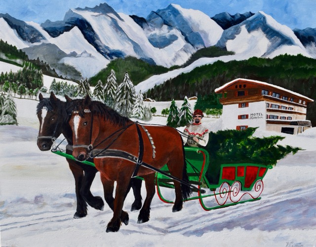Tyrol Christmas <br> 22X28 <br> 2017 Christmas Card