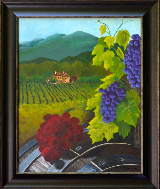 Grape Vineyard <br> 16X20 <br> Sold